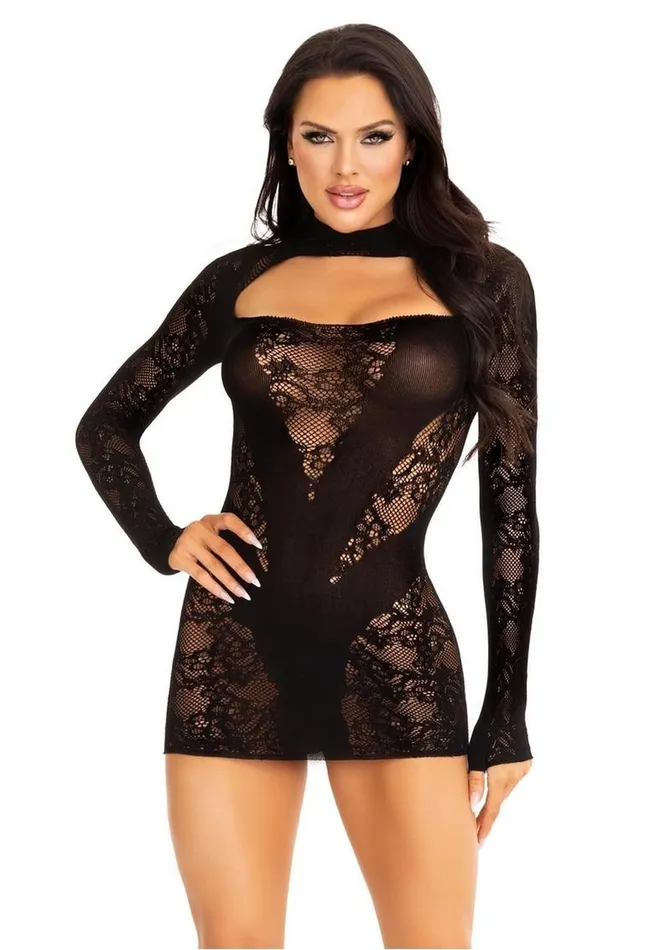 Female Sex Toys Leg Avenue Leg Avenue Lace Keyhole Mini Dress with Opaque Panel Detailing and Gloved Sleeves Female Sex Toys Leg Avenue Leg Avenue Lace Keyhole Mini Dress with Opaque Panel Detailing and Gloved Sleeves