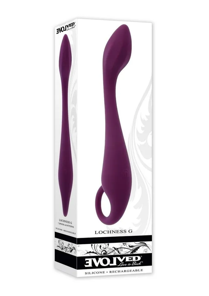 Female Sex Toys Lochness G Rechargeable Silicone GSpot Vibrator Evolved