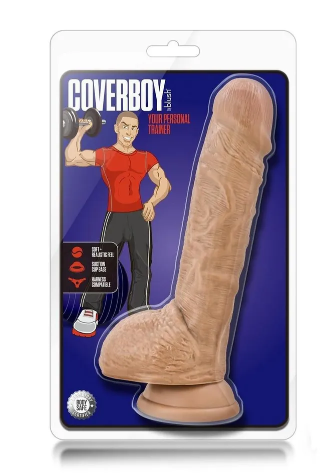 Female Sex Toys Loverboy Your Personal Trainer Dildo with Balls Coverboy