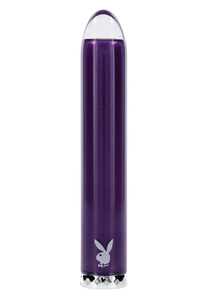 Female Sex Toys Playboy Playboy Amethyst Rechargeable Silicone Vibrator