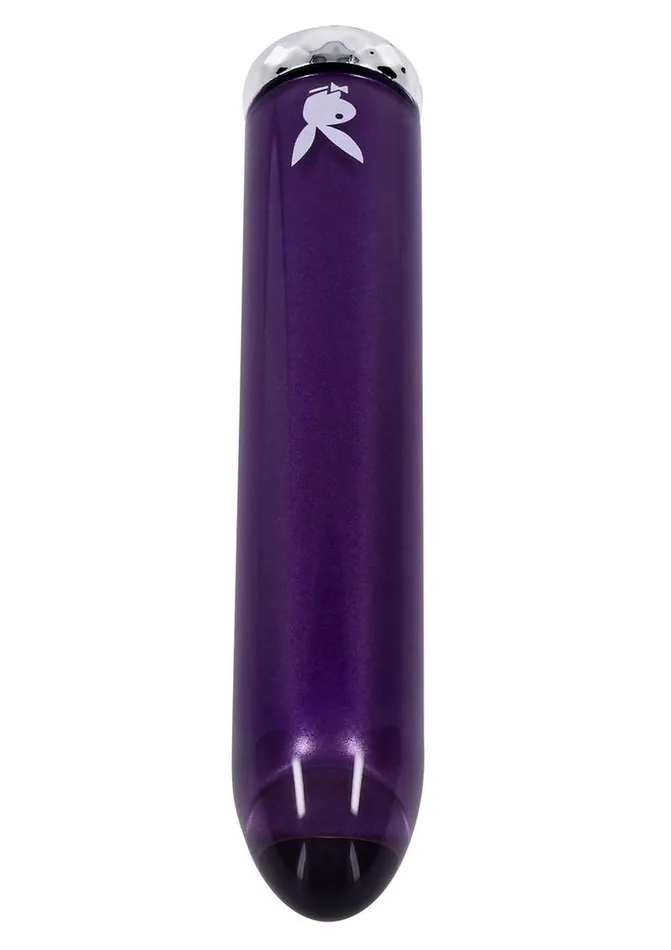 Female Sex Toys Playboy Playboy Amethyst Rechargeable Silicone Vibrator
