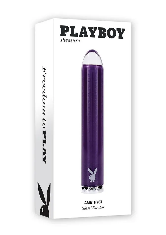 Female Sex Toys Playboy Playboy Amethyst Rechargeable Silicone Vibrator