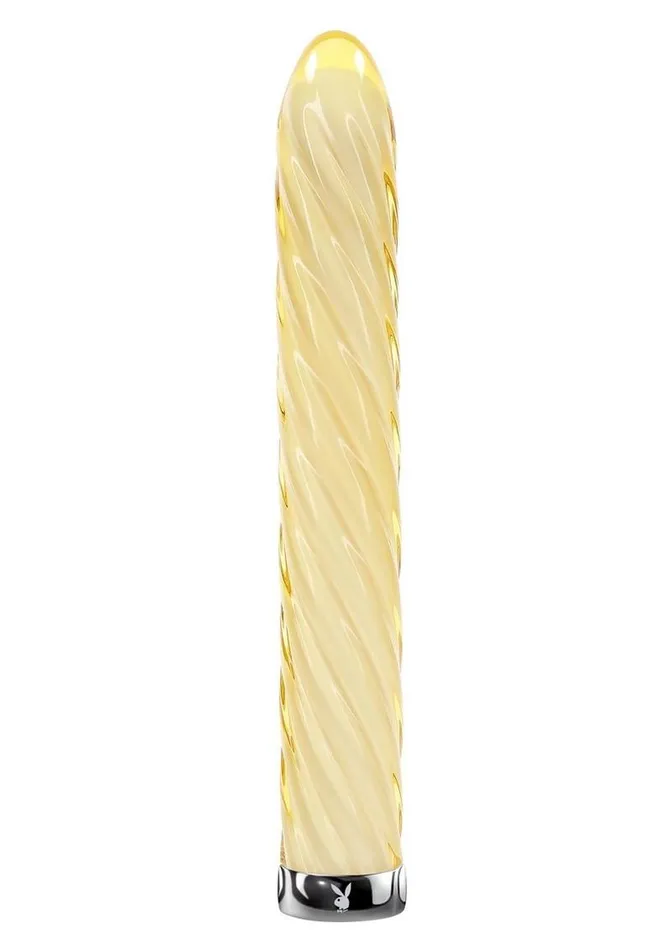 Female Sex Toys Playboy Playboy Twist Of Fate Rechargeable Glass Twirling Vibrator Female Sex Toys Playboy Playboy Twist Of Fate Rechargeable Glass Twirling Vibrator