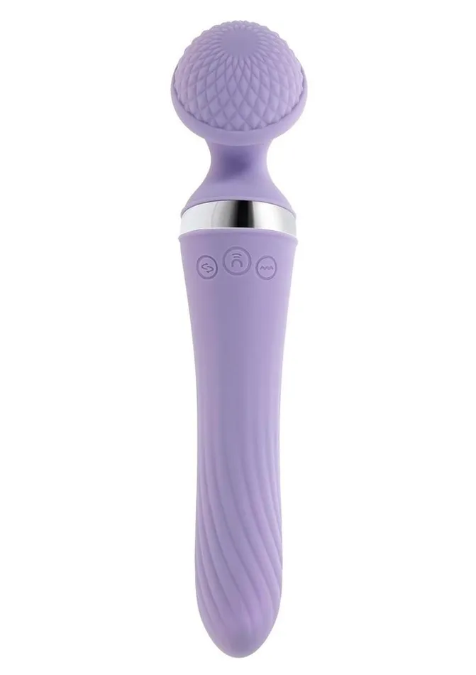 Female Sex Toys Playboy Playboy Vibrato Rechargeable Silicone Dual Ended Wand