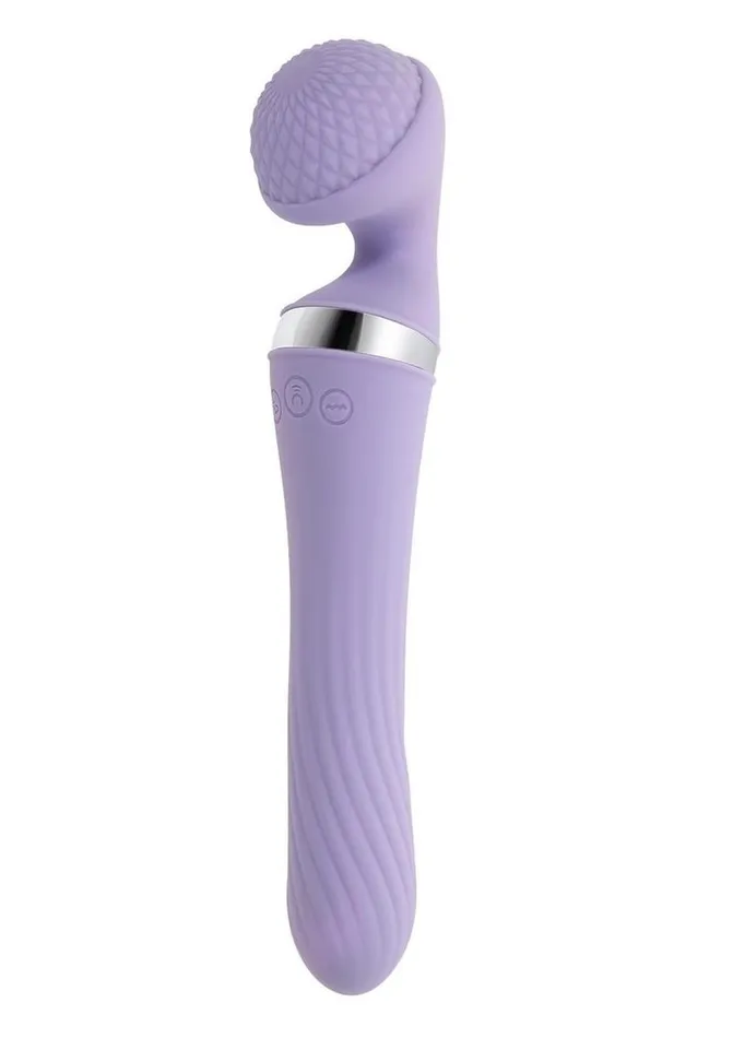 Female Sex Toys Playboy Playboy Vibrato Rechargeable Silicone Dual Ended Wand