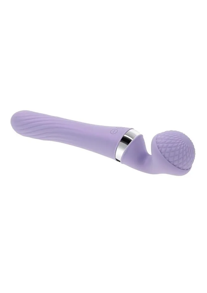 Female Sex Toys Playboy Playboy Vibrato Rechargeable Silicone Dual Ended Wand