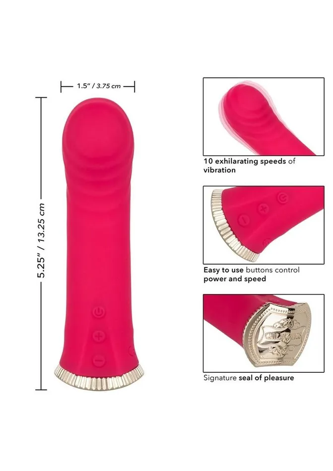 Female Sex Toys Uncorked Uncorked Merlot Silicone Rechargeable Vibrator