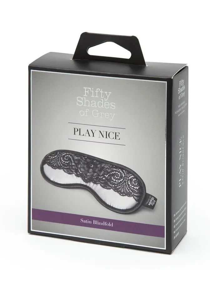 Fifty Shades of Grey Vibrators Fifty Shades Of Grey Play Nice Satin and Lace Blindfold