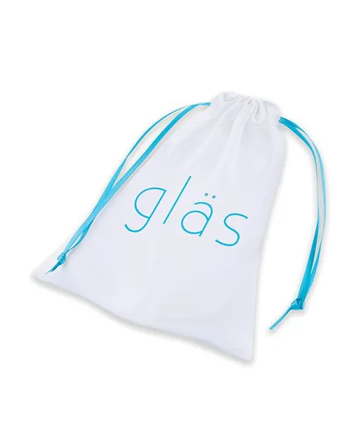 GLAS Rechargeable Ribbed Butt Plug 35 Glas Anal