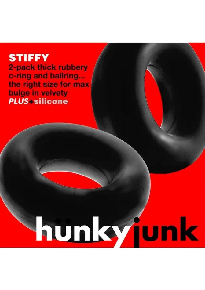 Hunkyjunk Male Sex Toys Hunkyjunk Stiffy Bulge Silicone Cock Rings