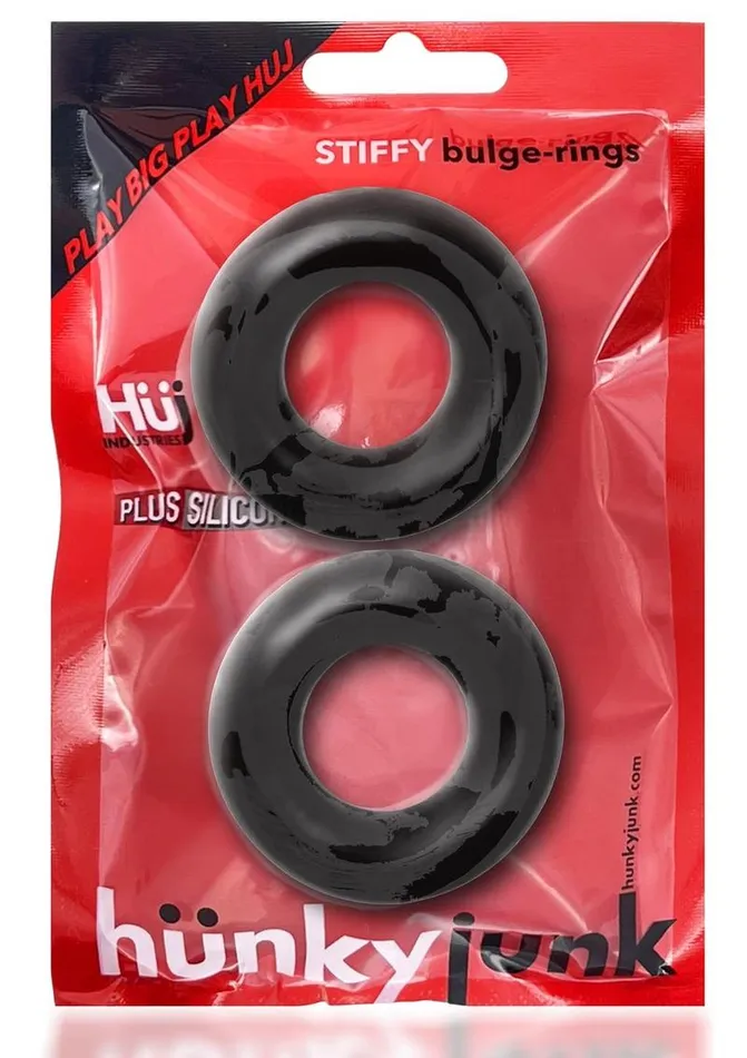 Hunkyjunk Male Sex Toys Hunkyjunk Stiffy Bulge Silicone Cock Rings