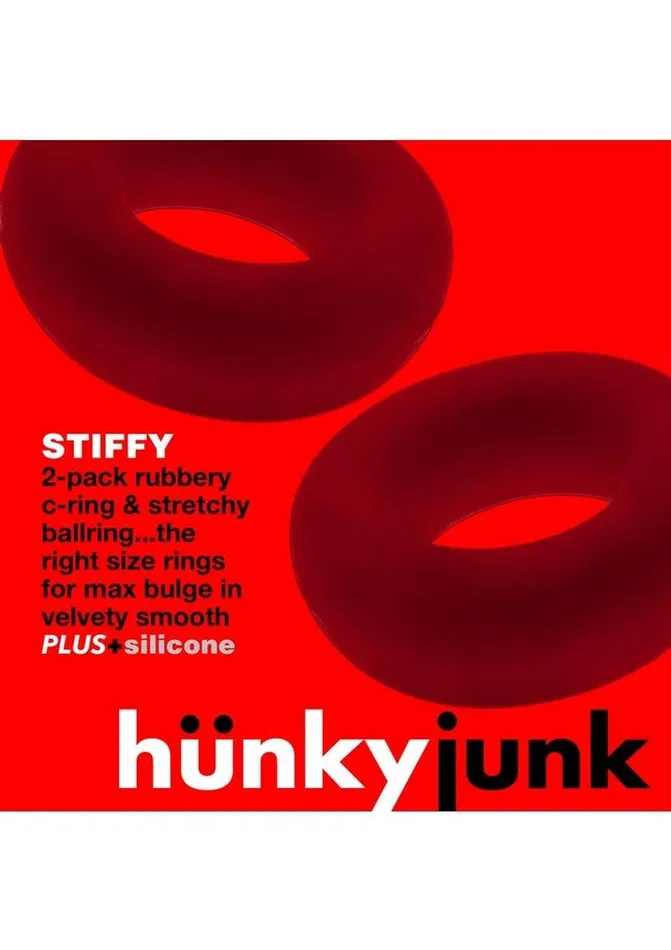 Hunkyjunk Male Sex Toys Hunkyjunk Stiffy Bulge Silicone Cock Rings