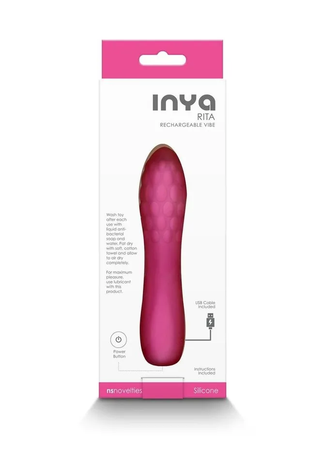 Inya Rita Rechargeable Silicone Vibrator Inya Female Sex Toys