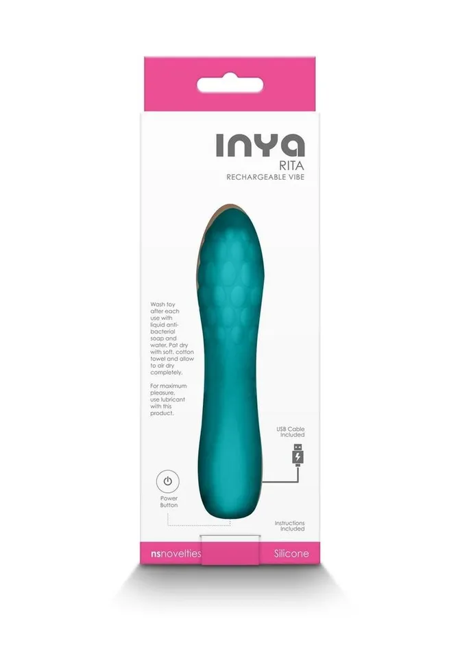 Inya Rita Rechargeable Silicone Vibrator Inya Female Sex Toys