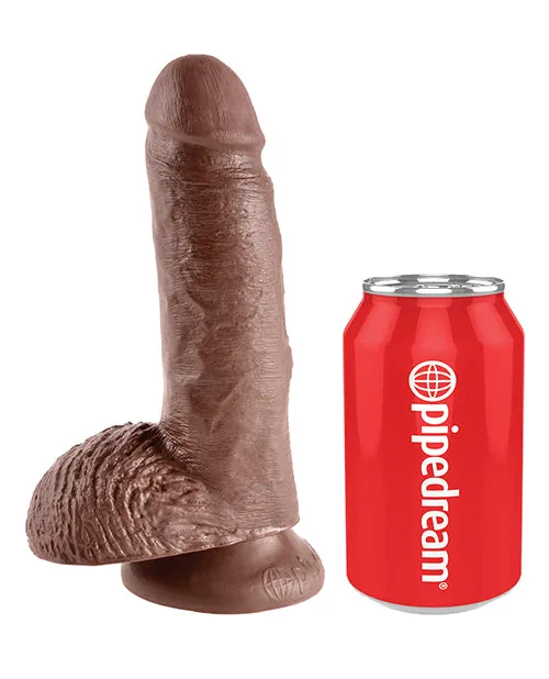 King Cock 7 Cock Balls Brown Pipedream Products Dildos