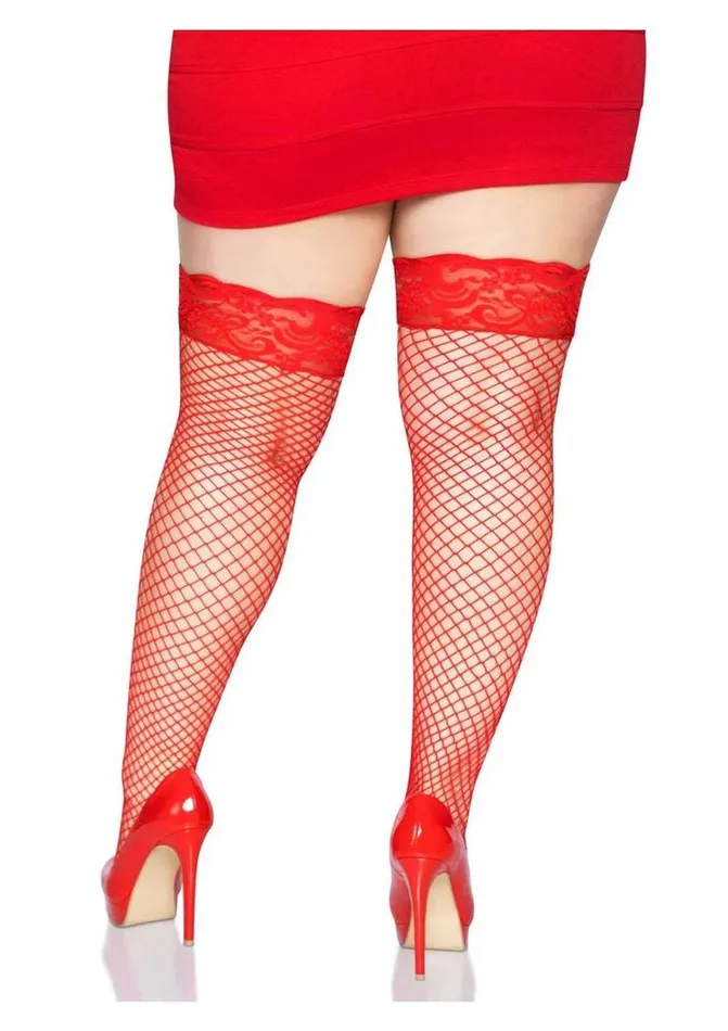Leg Avenue Female Sex Toys Leg Avenue Spandex Industrial Net Thigh Highs with Stay Up Silicone Lace Top 1x2x Leg Avenue Female Sex Toys Leg Avenue Spandex Industrial Net Thigh Highs with Stay Up Silicone Lace Top 1x2x