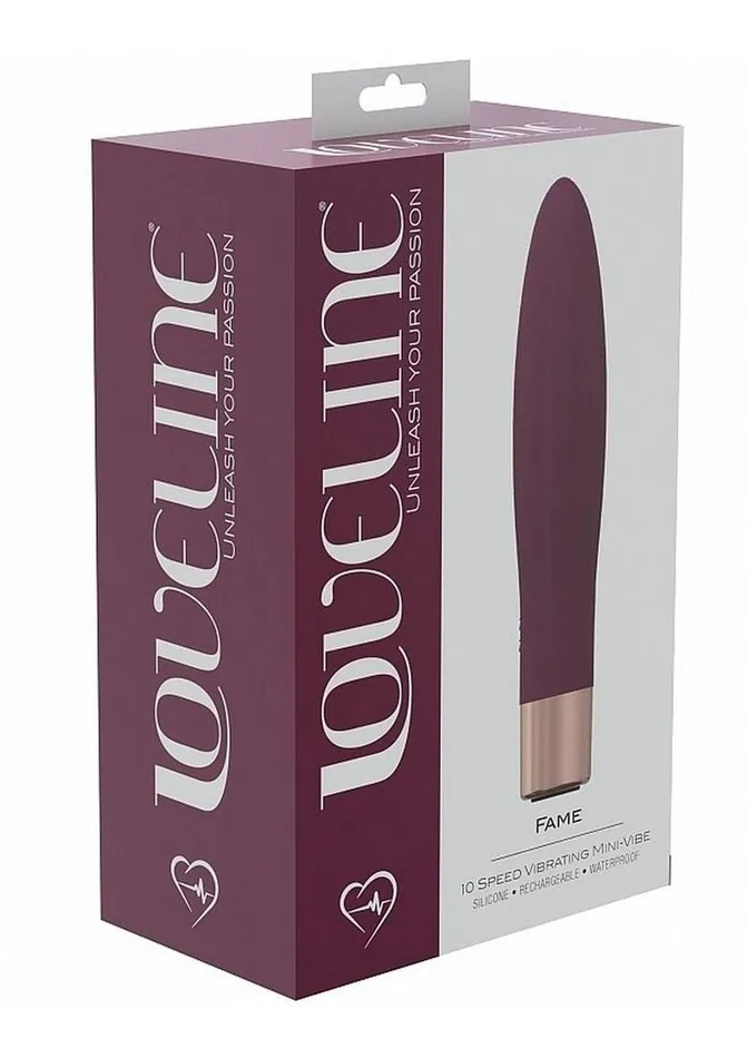 Loveline Female Sex Toys Loveline Fame Silicone Rechargeable 10 Speed Mini Vibrator