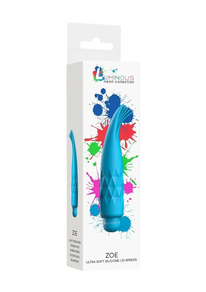 Luminous Female Sex Toys Luminous Zoe Bullet with Silicone Sleeve