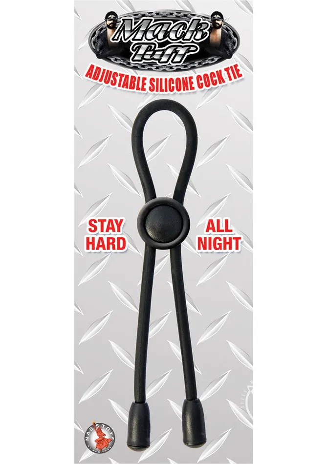 Mack Tuff Adjustable Silicone Cock Tie Cock Ring Mack Tuff Male Sex Toys
