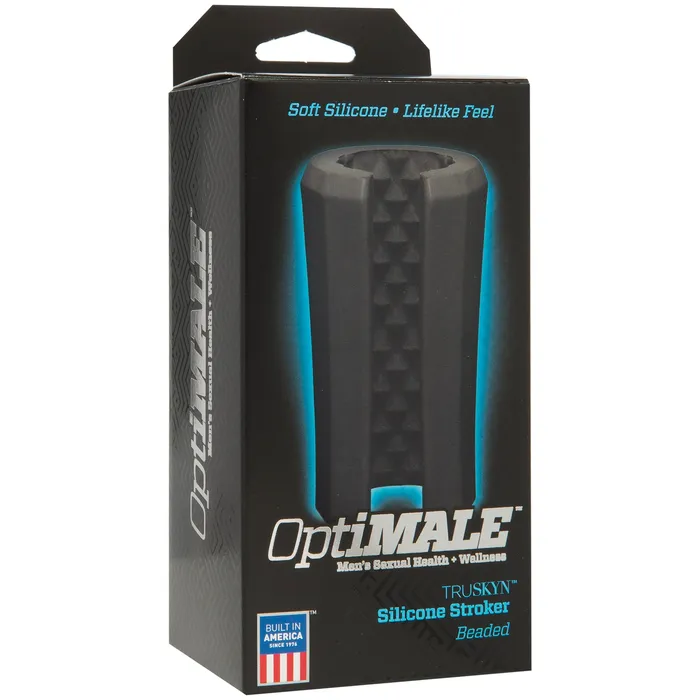 Male Sex Toys Doc Johnson OptiMale TRUSKYN Beaded Silicone Stroker
