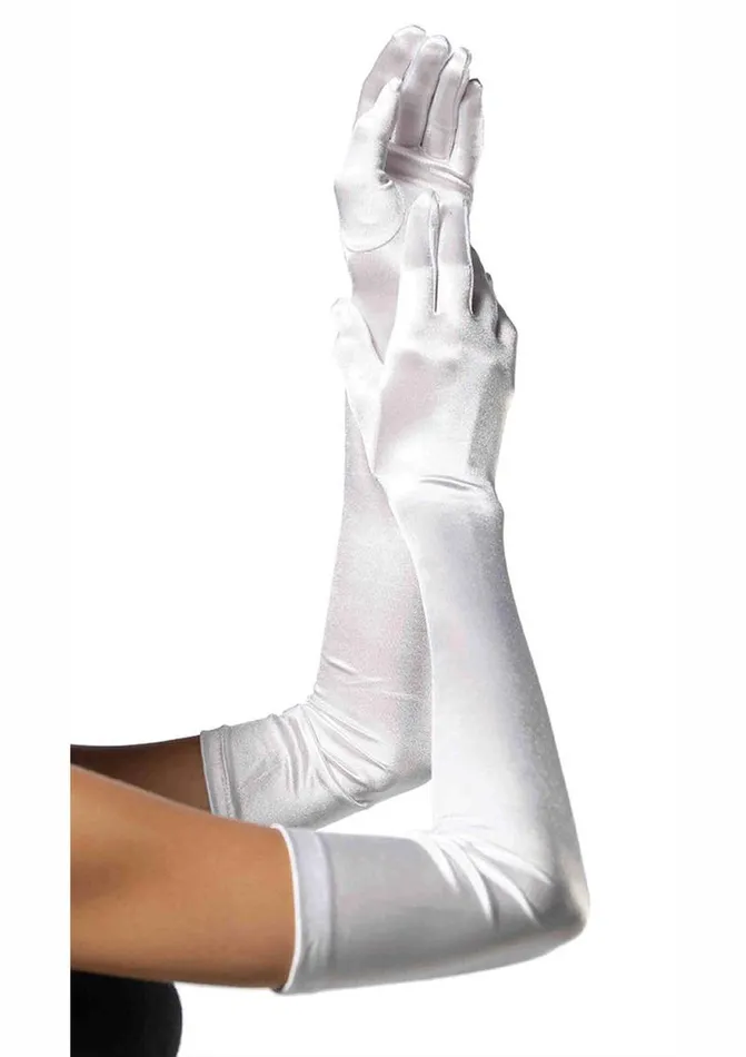 Male Sex Toys Leg Avenue Leg Avenue Extra Long Satin Gloves