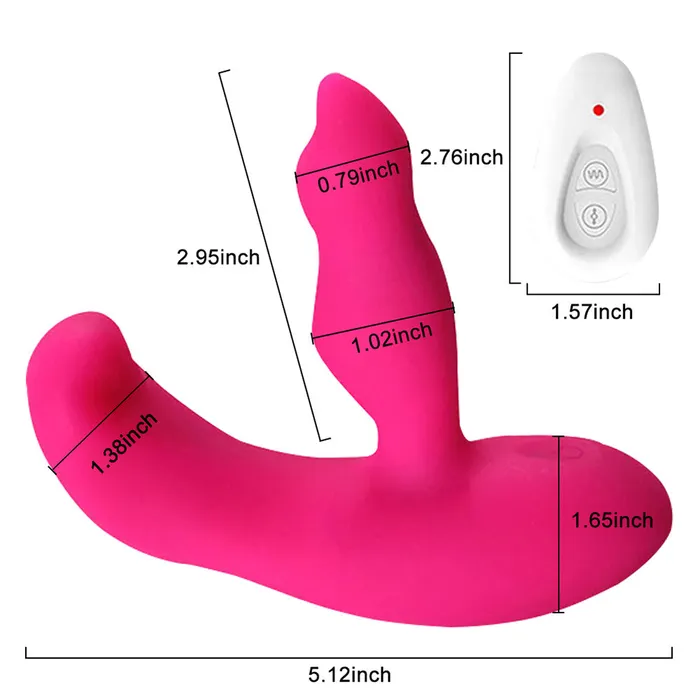 Male Sex Toys Sorlove 2 IN 1 Anal Clitoris Stimulator Separate Control 1111 Mode For Female