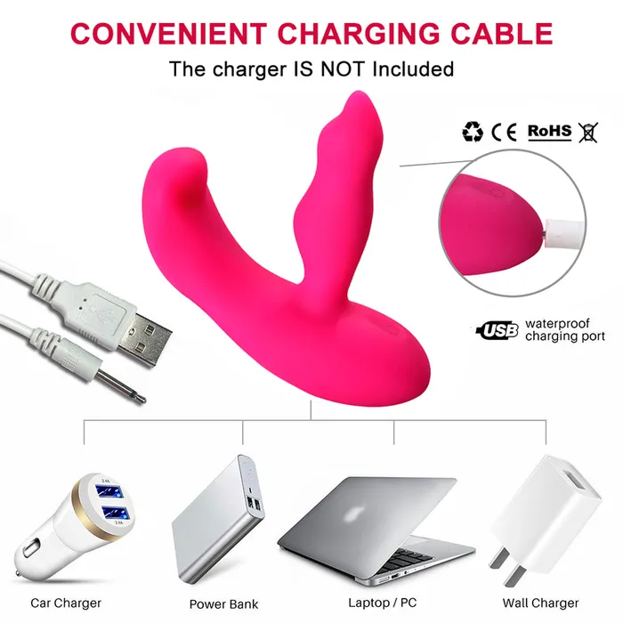 Male Sex Toys Sorlove 2 IN 1 Anal Clitoris Stimulator Separate Control 1111 Mode For Female