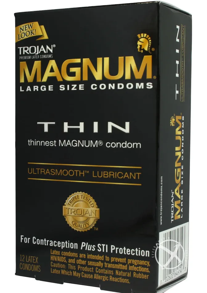 Male Sex Toys Trojan Trojan Condom Magnum Thin Large Size Lubricated