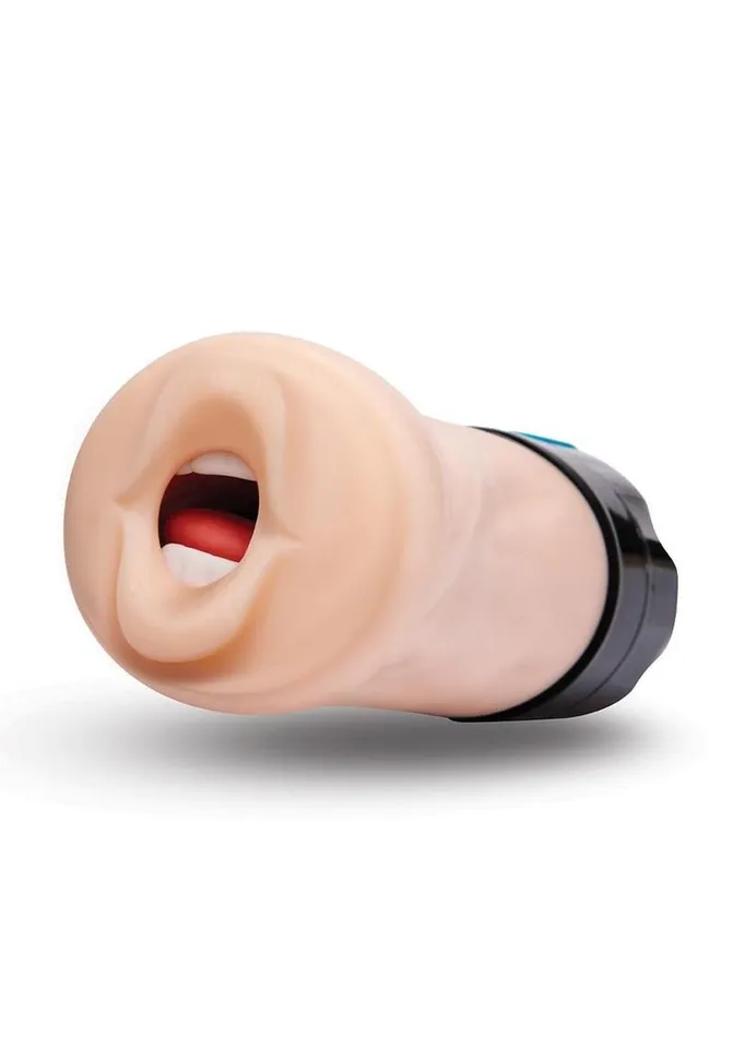 Male Sex Toys Zolo ZOLO Gawk Gawk Rechargeable Silicone Vibrating Deep Throat Blowbot Masturbator