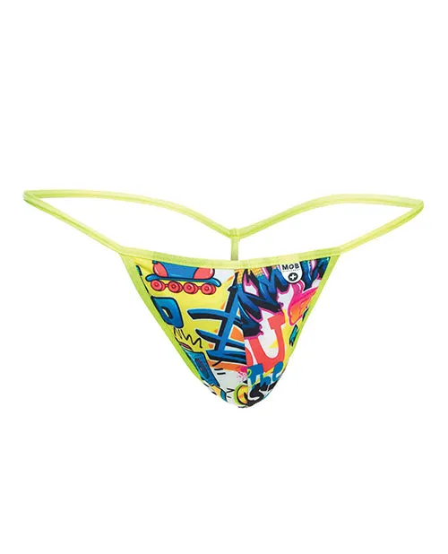 Malebasics Corp Male Sex Toys Male Basics Sinful Hipster Music T Thong Print XL