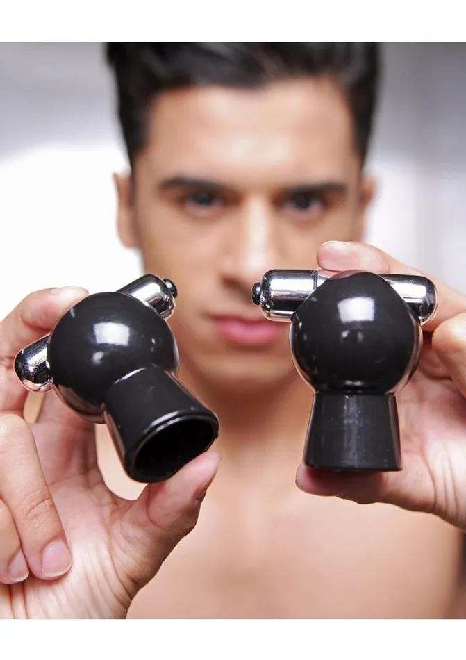 Master Series Male Sex Toys Master Series Reverb Vibrating Nipple Suckers