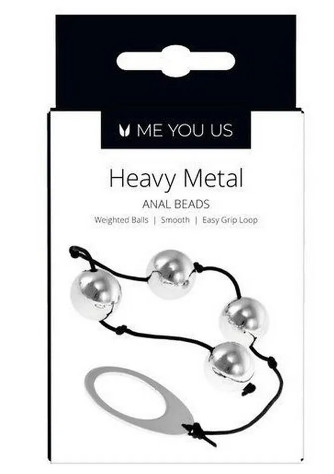 Me You Us Male Sex Toys ME YOU US Heavy Metal Anal Beads