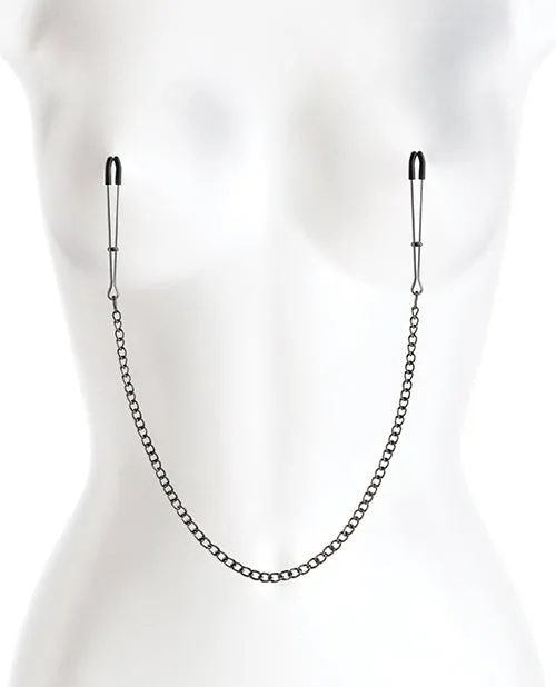 Ns Novelties INC Bound DC3 Nipple Clamps Gunmetal Nipple Clitoral Toys