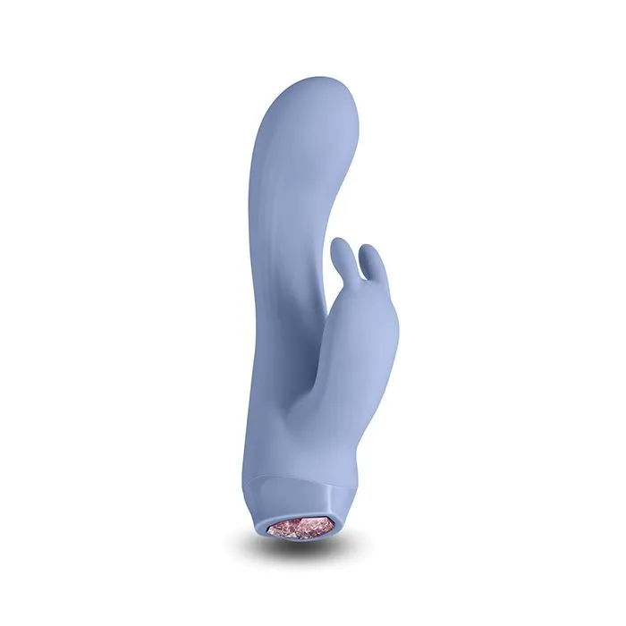 Ns Novelties INC Vibrators Charms Ivy Mini Rabbit Vibrator Blue