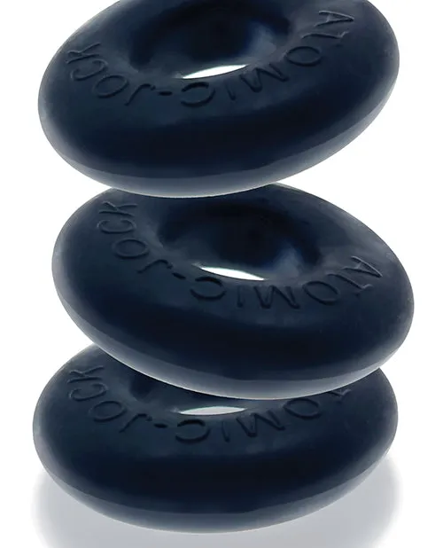 Oxballs Ringer Cockring Night Edition 3pk Blue Ox Designs LLCDba Oxballs Couples