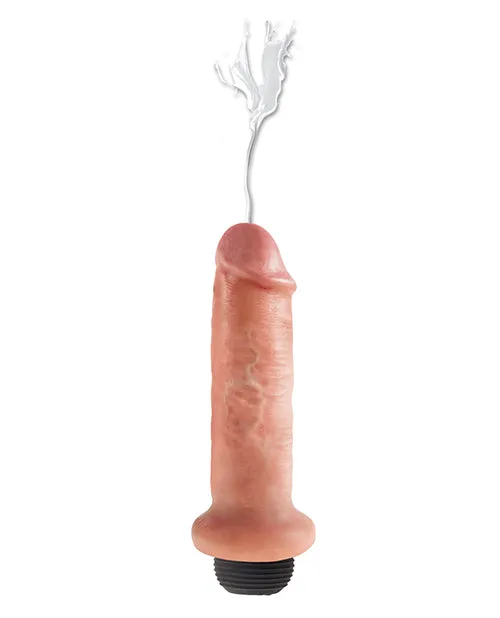 Pipedream Products Dildos King Cock 6 Squirting Cock Flesh
