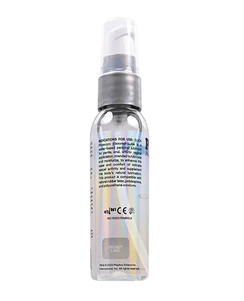 Playboy Pleasure Slick Lubricant 2 oz Prosecco Evolved Novelties INC Lubricants