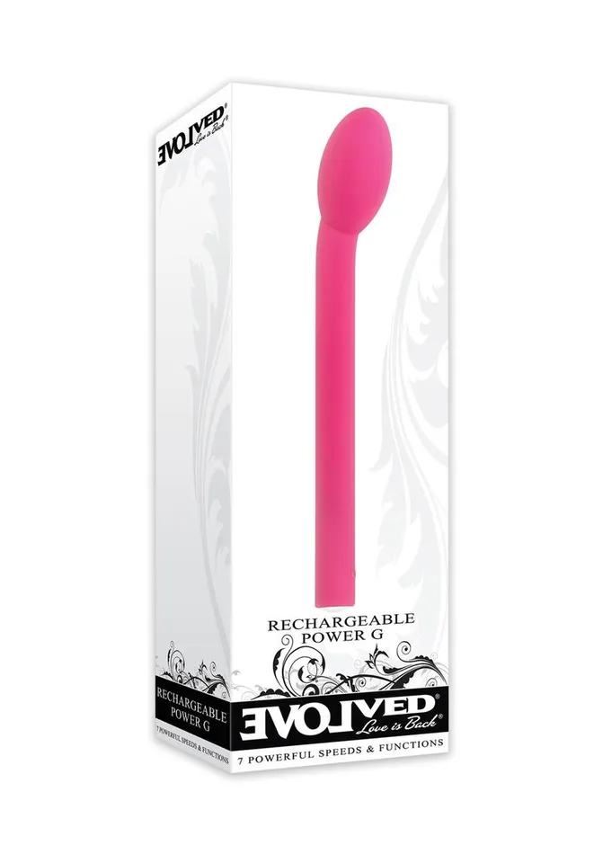 Rechargeable Power G Silicone Probe GSpot Massager Evolved Female Sex Toys