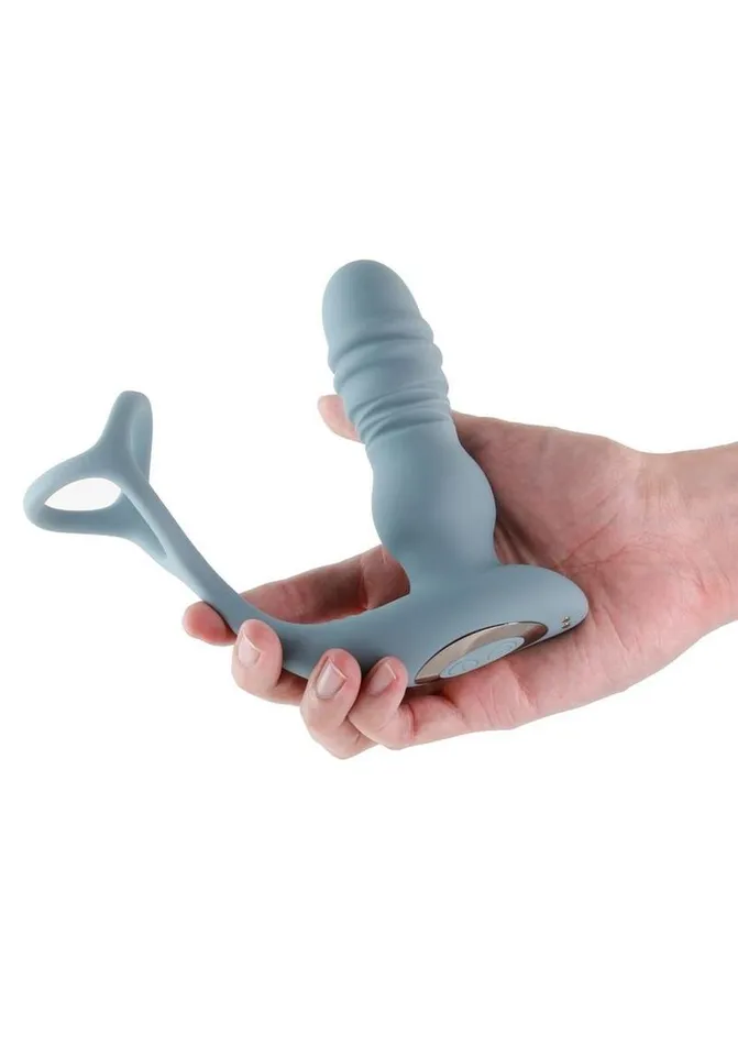 Renegade Male Sex Toys Renedage The Handyman Rechargeable Silicone Cock Ring and Prostate Massager with Remote