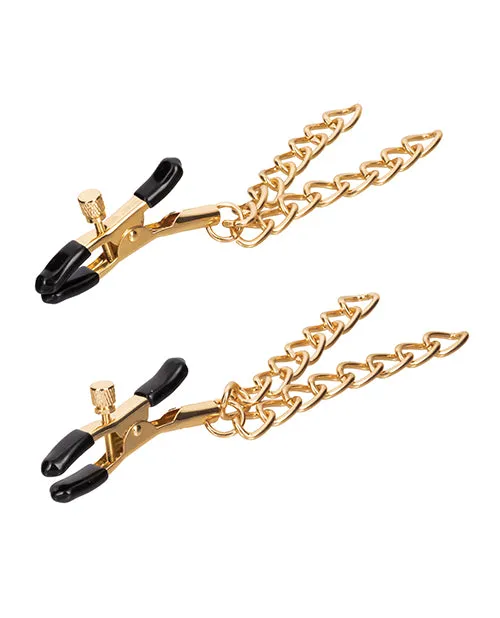 Ride em Premium Denim Collection Nipple Clamps California Exotic Novelties Female Sex Toys