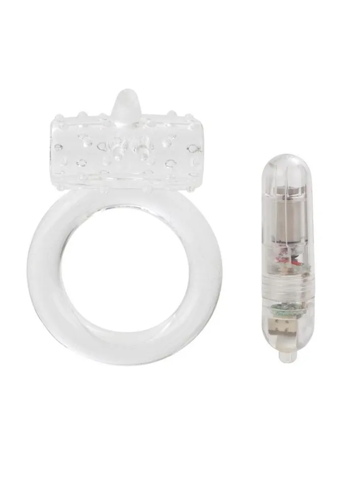Rings Couples One Touch Flicker Vibrating Cock Ring