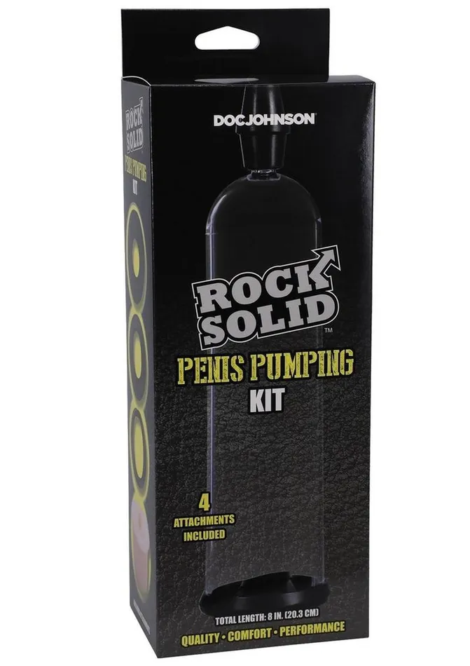 Rock Solid Penis Pumping Kit Rock Solid Male Sex Toys