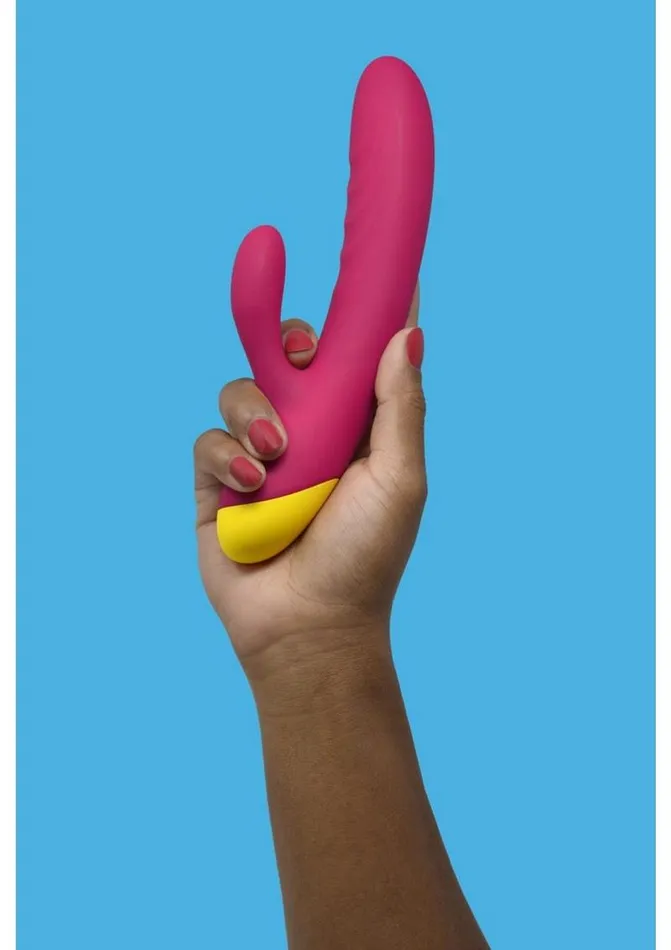 Romp Romp Jazz Rechargeable Silicone Rabbit Vibrator Female Sex Toys