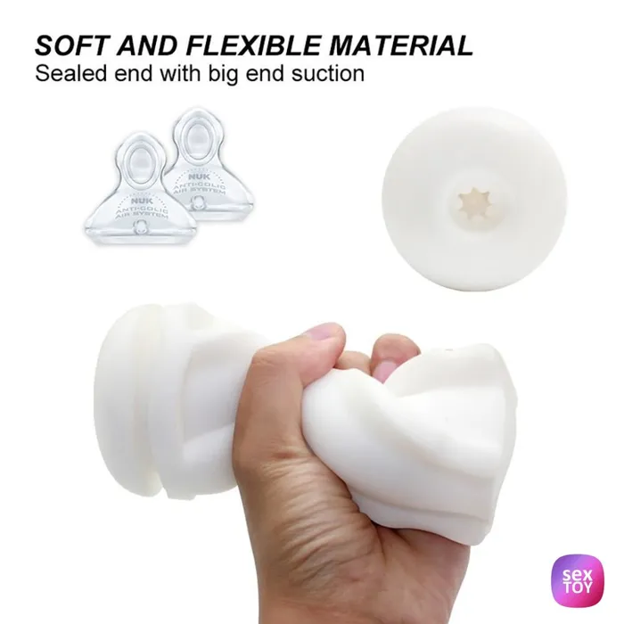 Rotation Suction Male Masturbators Real Person Voice Rechargeable ADLTOYFUN Dildos
