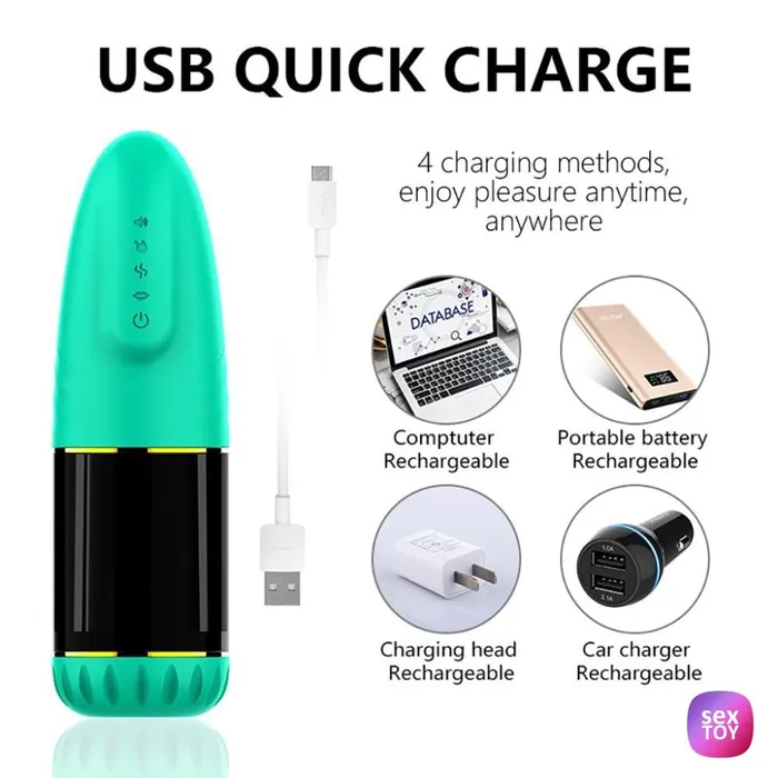 Rotation Suction Male Masturbators Real Person Voice Rechargeable ADLTOYFUN Dildos
