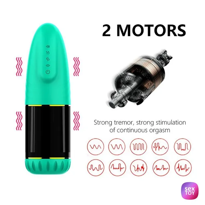 Rotation Suction Male Masturbators Real Person Voice Rechargeable ADLTOYFUN Dildos