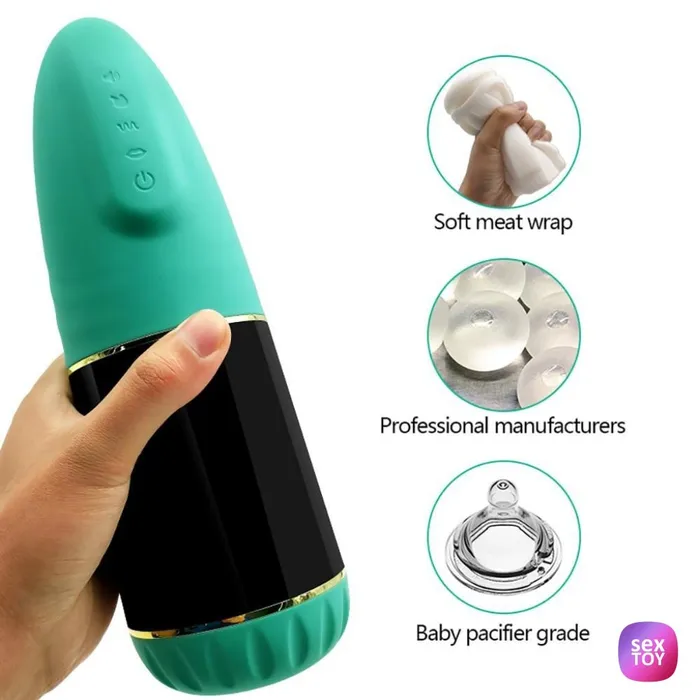 Rotation Suction Male Masturbators Real Person Voice Rechargeable ADLTOYFUN Dildos