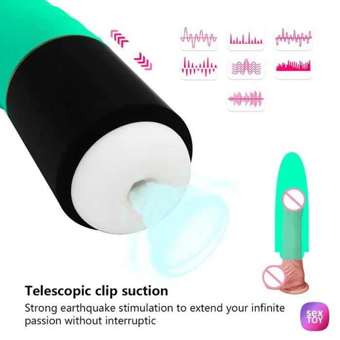 Rotation Suction Male Masturbators Real Person Voice Rechargeable ADLTOYFUN Dildos