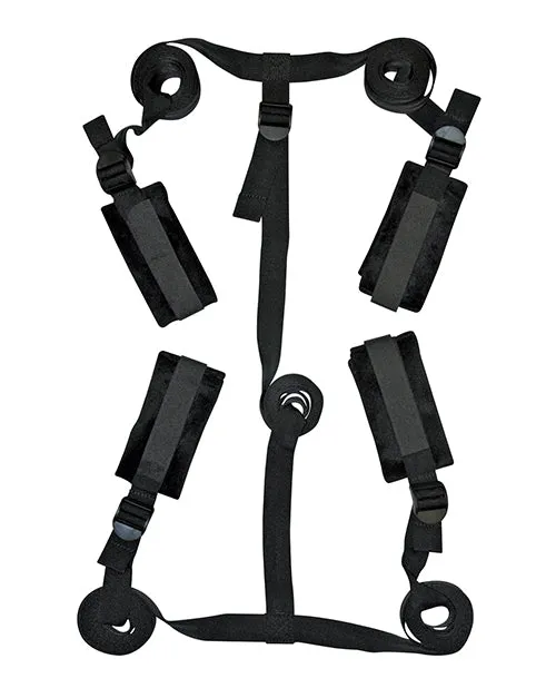 Sex Mischief Bed Bondage Restraint Kit Sportsheets International Couples