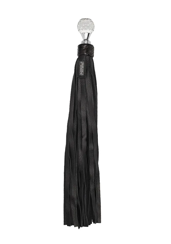 Shots America Anal Classic Designer Round Sparkling Handle Black